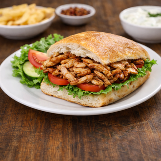 Yarım Ekmek Tavuk Döner görseli
