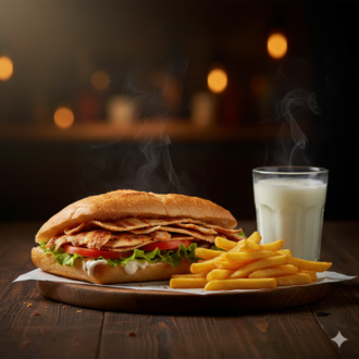 Ekonomik Tavuk Döner Menü görseli