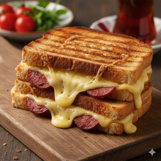 Sucuklu Kaşarlı Tost görseli