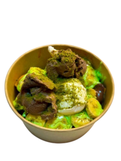Antep Fısıklı Çilekli Muzlu Bowl Waffle görseli