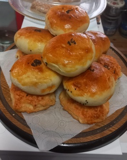 Ev Yapımı Peynırli Poğaça görseli