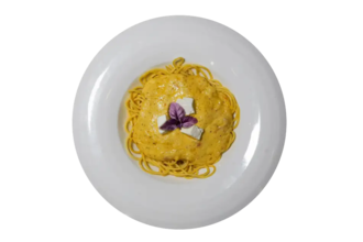 Üç Peynirli Spagetti Makarna görseli