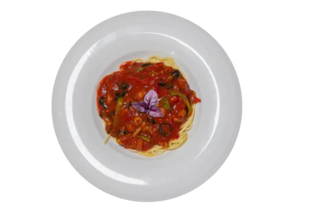 Vejetaryen Spagetti Makarna görseli
