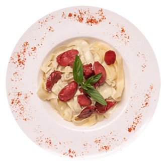 Dana Sosisli Fettuccine Makarna görseli