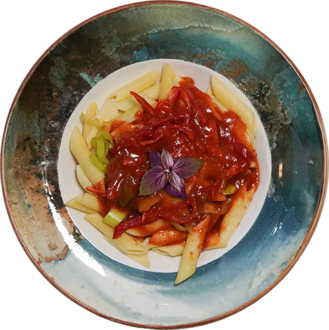Vejeteryan Penne Makarna görseli