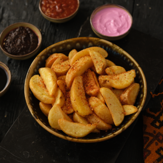 Elma Dilim Patates Kızartması görseli