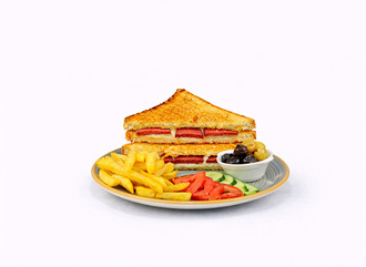 Sucuk & Kaşarlı Tost görseli
