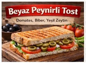 Beyaz Peynirli Tost görseli