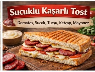 Sucuklu Kaşarlı Tost görseli