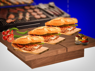 Tam Ekmek Et ( 3 Adet 160 Gr ) görseli