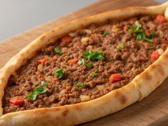 Kıymalı Yumurtalı Pide görseli