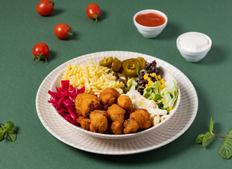 Cauliflower Tempura Makarna Bowl görseli