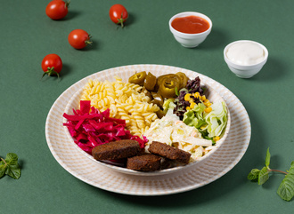 Falafel Makarna Bowl görseli