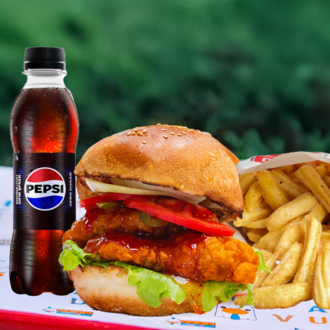 Chicken Japon Burger Menü (New) görseli