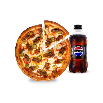 Orta Boy Pizza + İçecek görseli