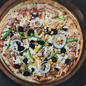 Ton Balıklı Pizza (Büyük) görseli
