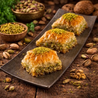 Fıstıklı Baklava (750 Gr) görseli