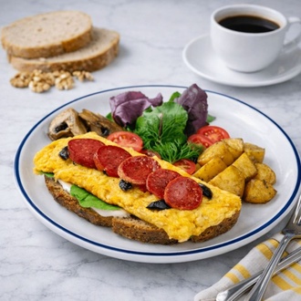 Türk Kahvaltısı Ekmeküstü görseli