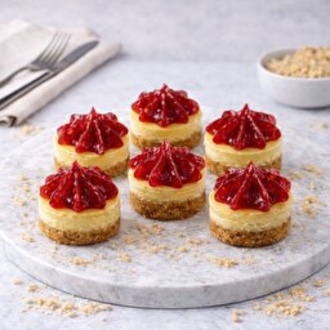 Frambuazlı Mini Cheesecake ( 500 Gr ) görseli