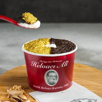 Dondurmalı Dubai Soslu Çikolatalı İrmik Helvası(270gr.) görseli