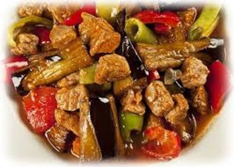 Kuşbaşı Etli Patlıcan Kebabı görseli