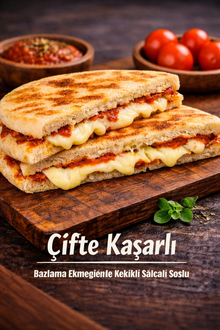 Çifte Kaşarlı Bazlama Tost görseli