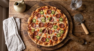 Acılı Pizza (40 Cm) görseli