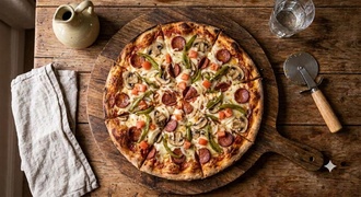 Türk Usulü Pizza (40 Cm) görseli