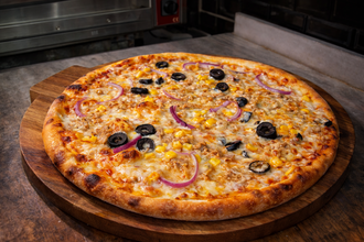 Ton Balıklı Pizza (Büyük) görseli