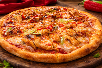 Barbekü Soslu & Tavuklu Pizza (Büyük) görseli