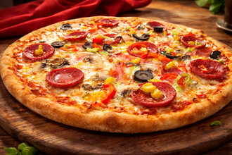 Karışık Pizza (Büyük) görseli