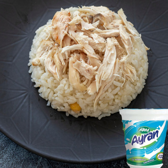 Sevdiğim İkili Tavuklu Nohutlu Pilav + Büyük Ayran görseli