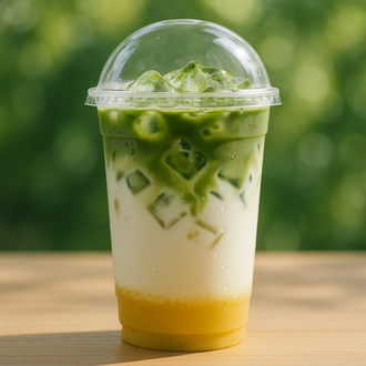 Iced Mango Peach Matcha görseli