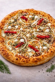 Köz Patlıcannlı Pizza (Damak Çatlatan) görseli