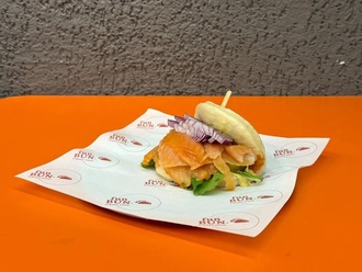 Norveç Somon Gravlaks Bun görseli