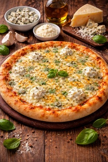 Pizza Quattro (Dört Peynirli) M görseli