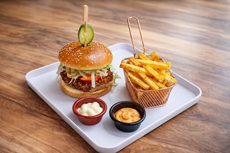 Hot Chicken Burger Double görseli