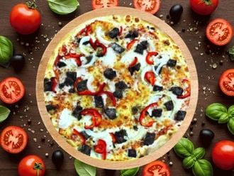 Kavurmalım Pizza (Küçük Boy) görseli