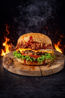 Barbekü Et Burger (150 G) görseli