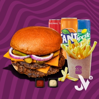 Double Cheeseburger Menü görseli