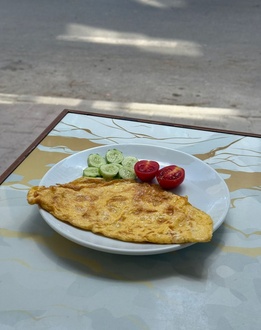 Beyaz Peynirli Omlet görseli