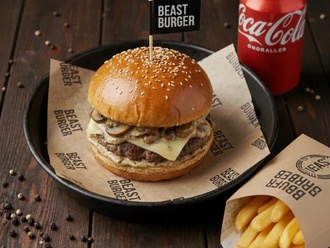 Mushroom Beast Burger Menü görseli