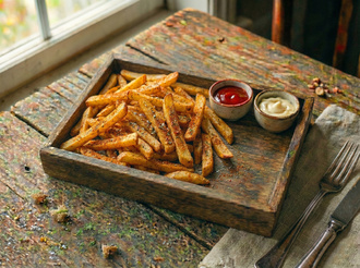 Baharatlı Patates Kızartması görseli