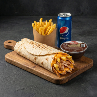 Cheddarlı Soslu Pepsi Menü görseli