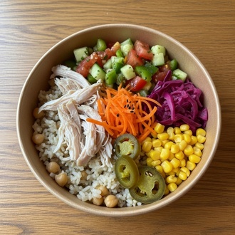 Protein + Karbonhidrat + Vicdan Rahatlatıcı Bowl görseli