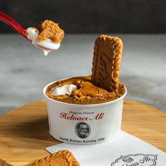 Lotus Bisküvili İrmik Helvası Dondurmalı(150gr.) görseli