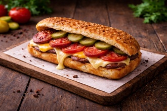 Klasik Yarım Ekmek Tost görseli