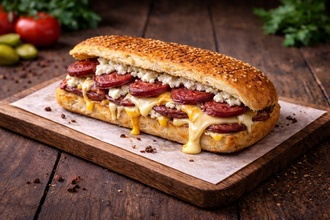 Tulum Peynirli Yarım Ekmek Tost görseli