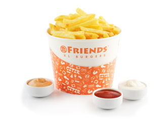 Kova Patates Kızartması görseli