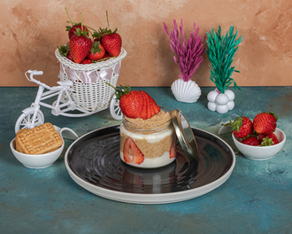 New York Mag Strawberry (Cam Kavanozda Magnolia) görseli